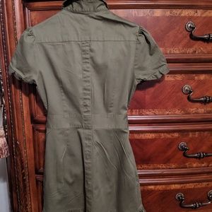 Jessica Simpson tie front shirt dress